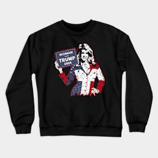 Woman For Trump 2024 Election Usa Crewneck Sweatshirt